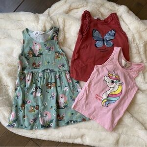 H&M 3/4T set of three